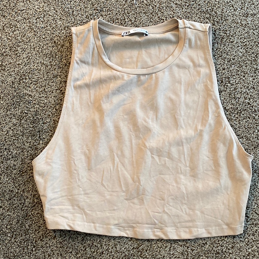 Zara cropped tank